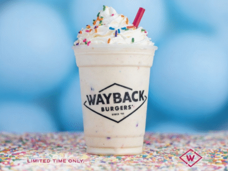 $3 50 Birthday Cake Shakes at Wayback Burgers
