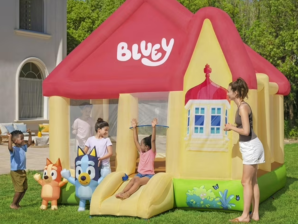 Bluey’s Kids Inflatable Mega Bouncy House with Slide