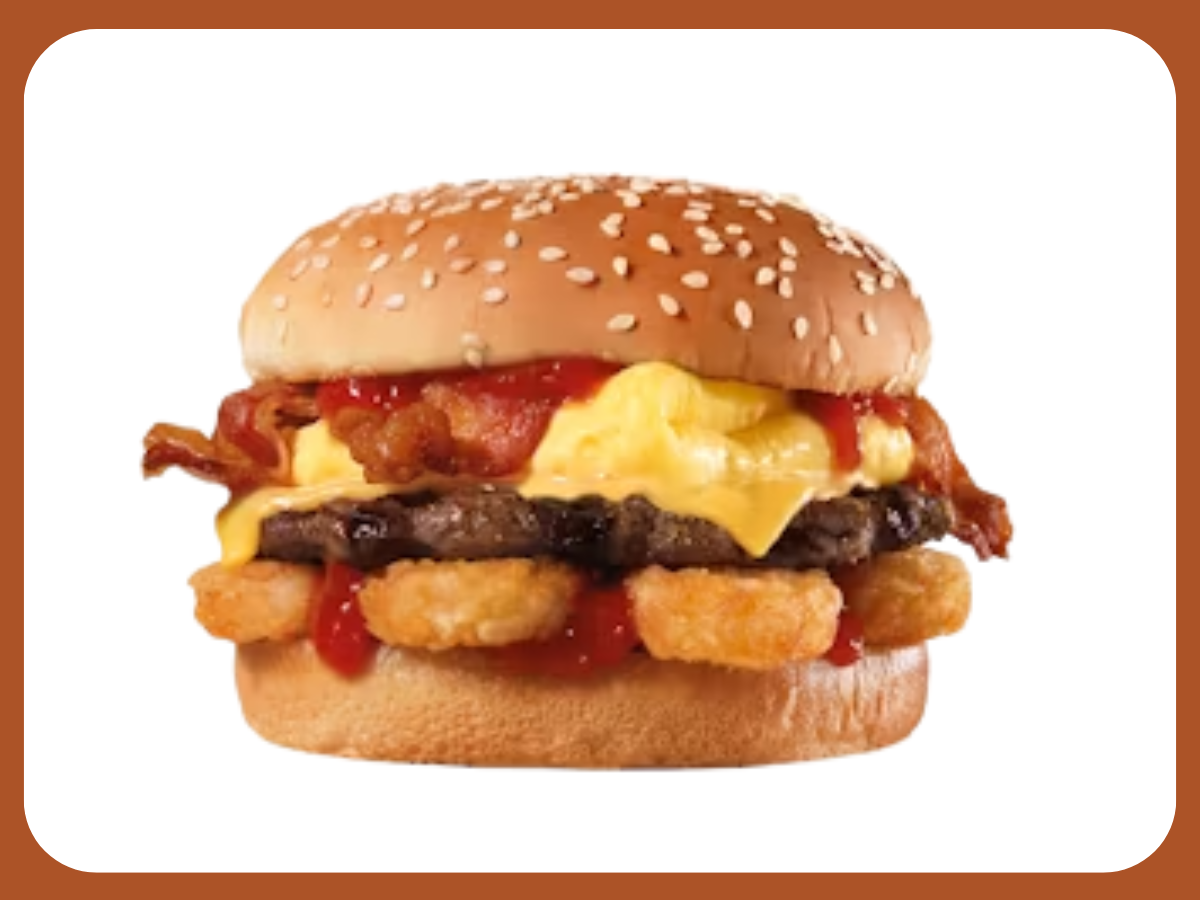 Carls Jr Breakfast Burger