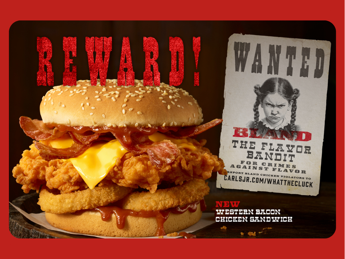 Carls Jr Reward Chicken Sandwich