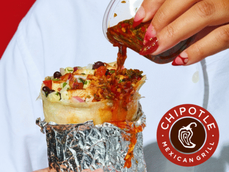 Chipotle Burrito with Red Chimichurri Sauce