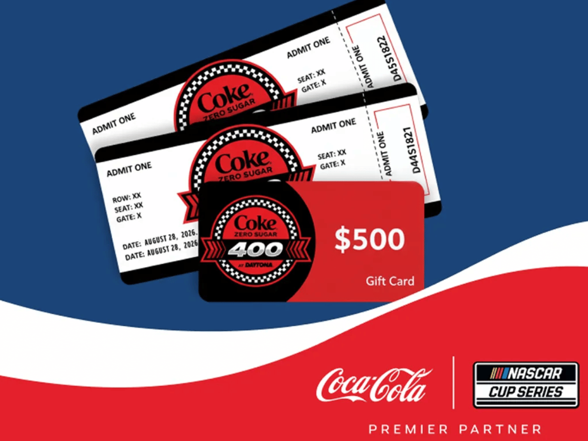 The Coke Zero Sugar 400 Flyaway Sweepstakes