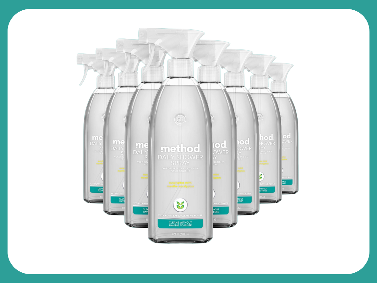 Method shower cleaning spray