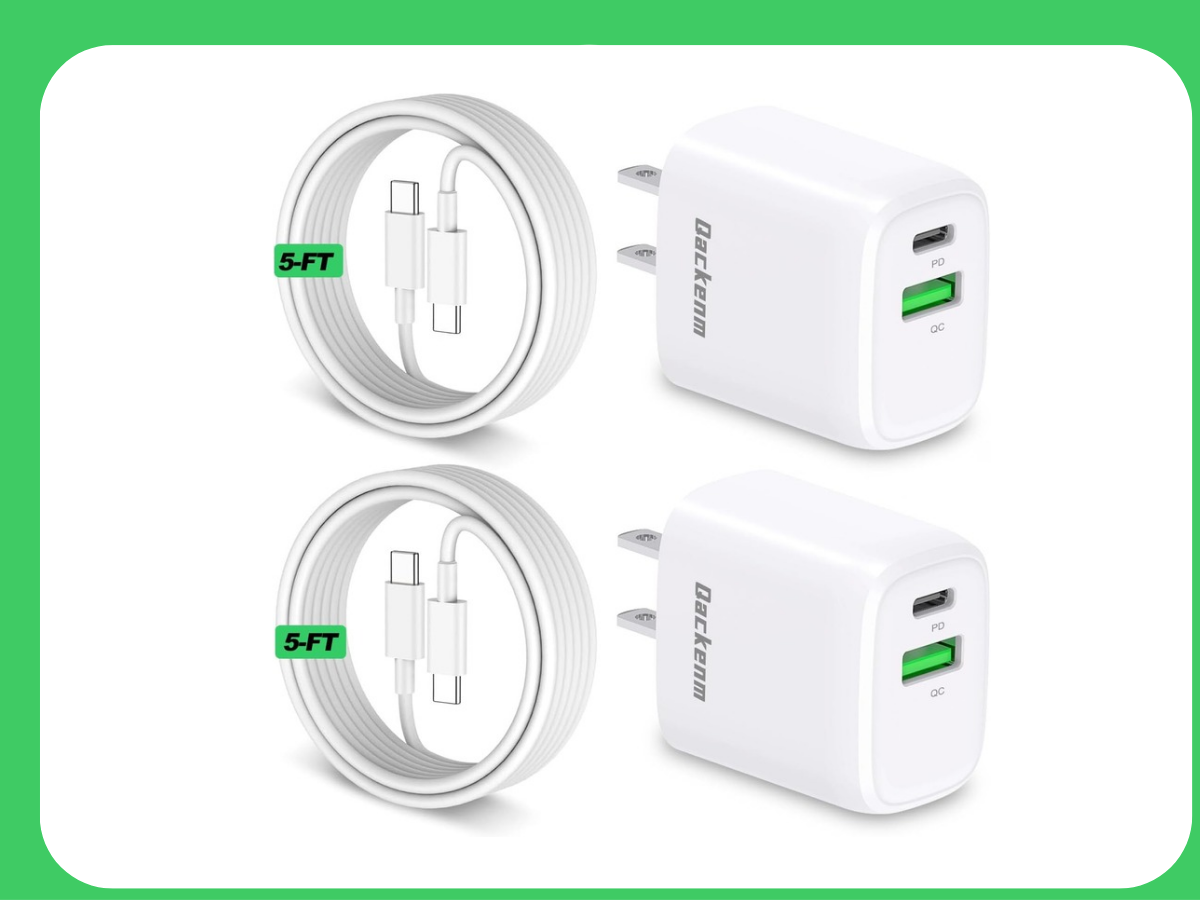 IPhone 2pk chargers 