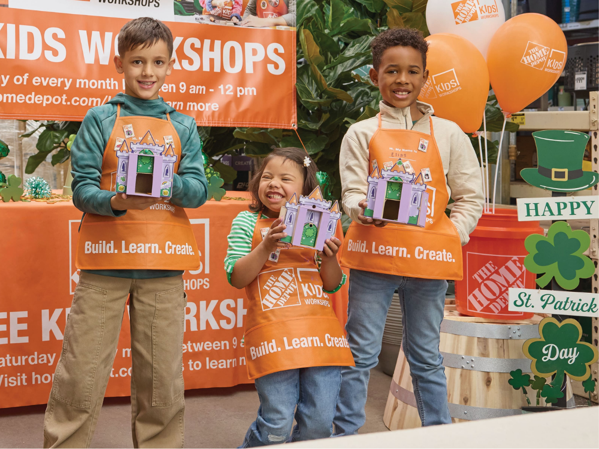FREE Leprechaun Trap Kids Workshop Event at Home Depot on Mar 7th!
