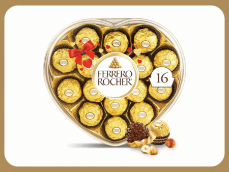 Ferrero Rocher Gourmet Milk Chocolate Hazelnut Heart Gift Box