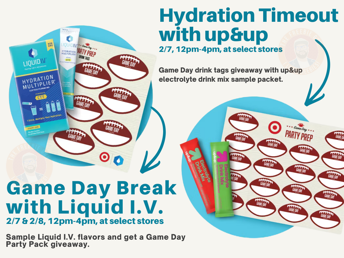 Free Hydration Events at Target on 27 and 28