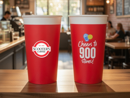 Free Limited Edition Reusable Cup at Scooter's Coffee