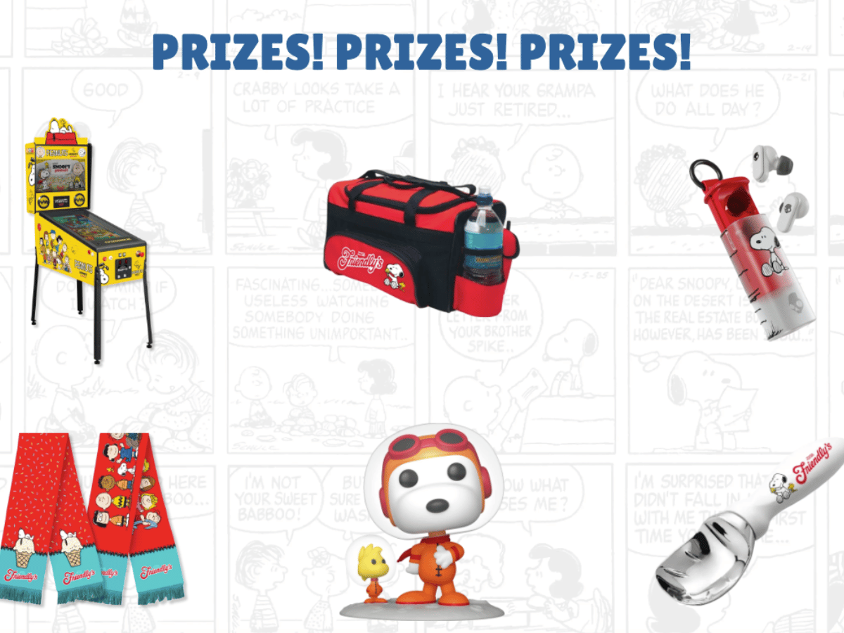 308 Winners Score FUN Prizes in The Friendly’s Good Grief Sweepstakes!