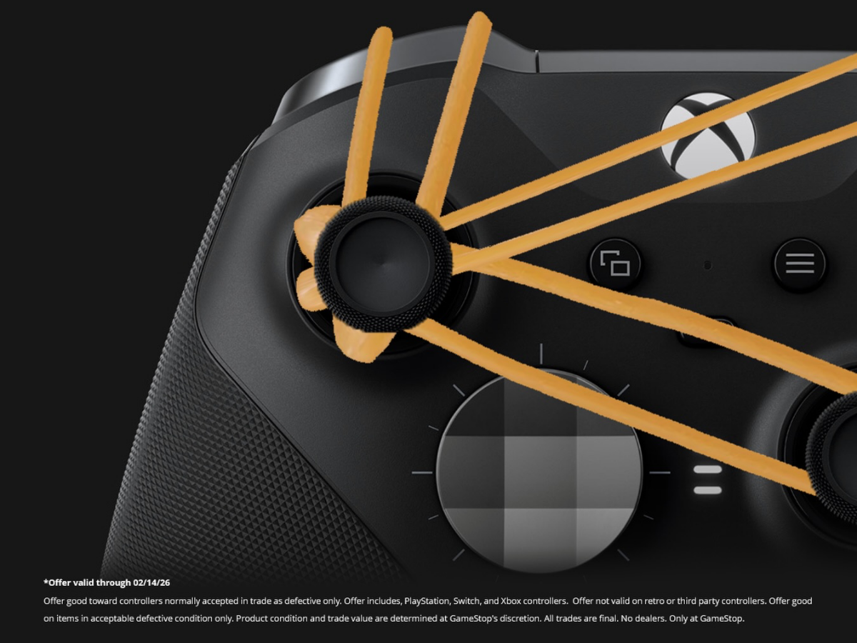 GameStop Stick Drift Offer Featuring an Xbox Controller