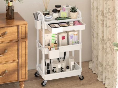Goovilla 3 Tier Rolling Utility Cart