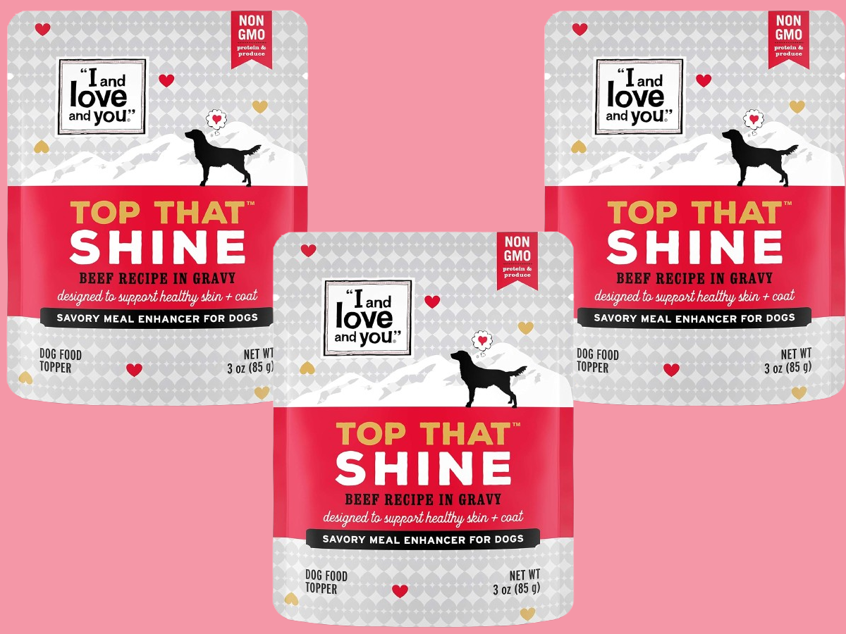 I and love and you Top That Shine Wet Dog Food Pouch
