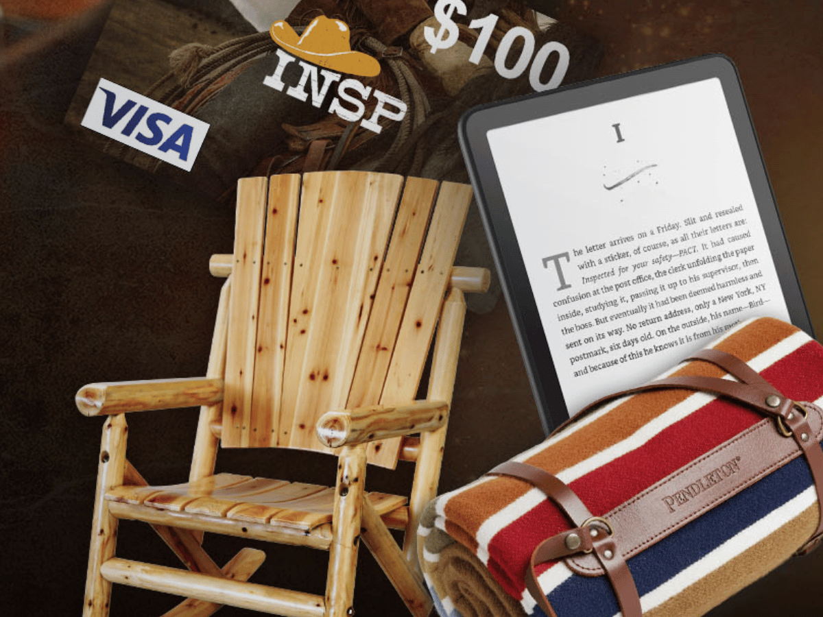INSP’s Cowboy Comforts Sweepstakes! Winner gets a GREAT Prize Package! Win Your Own Rocking Chair!