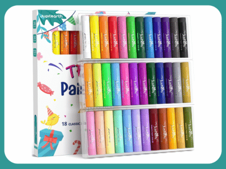 tempera paint sticks art