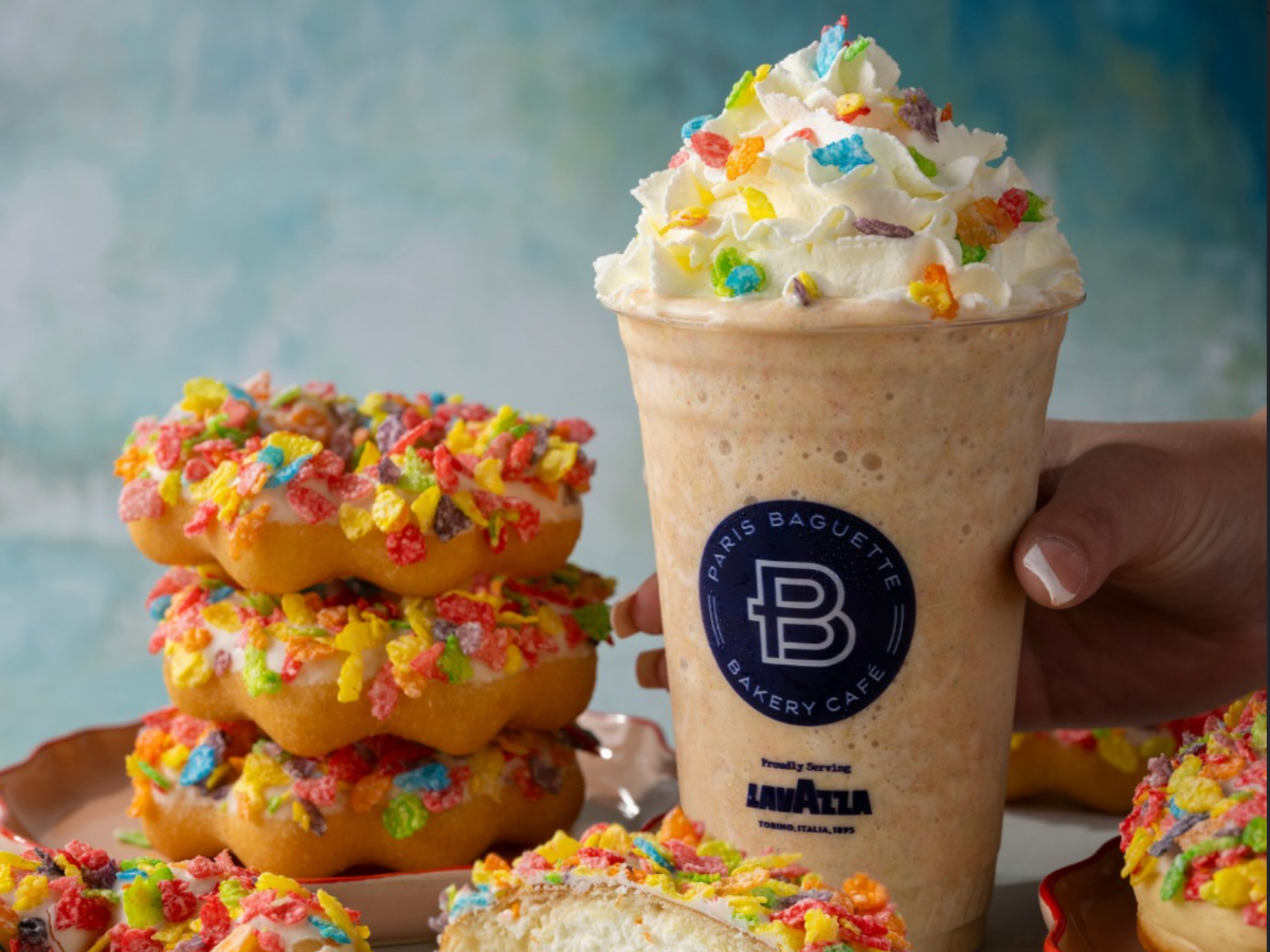 Paris Baguette Milk & Cereal Menu