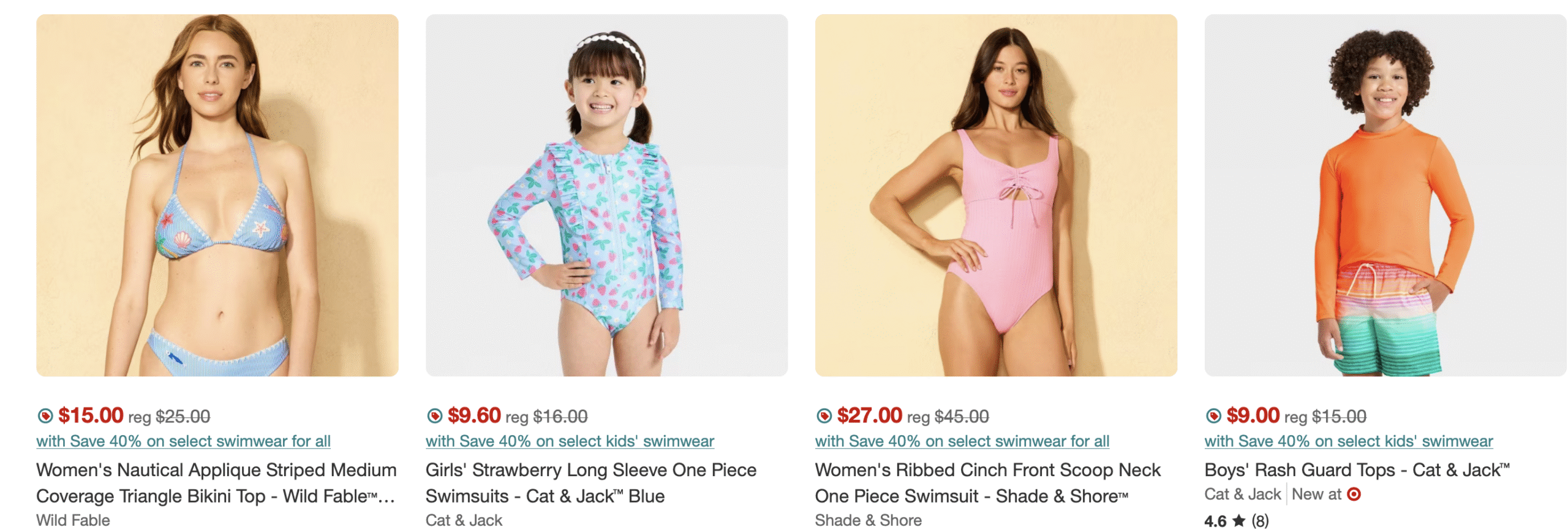 Target Swimsuits