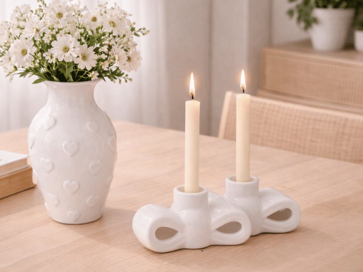 Texas House Candle Holders