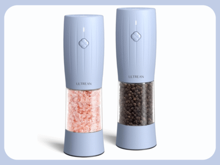 Ultrean Electric Salt and Pepper Grinder Set