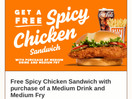 Whataburger Spicy Chicken Sandwich Deal