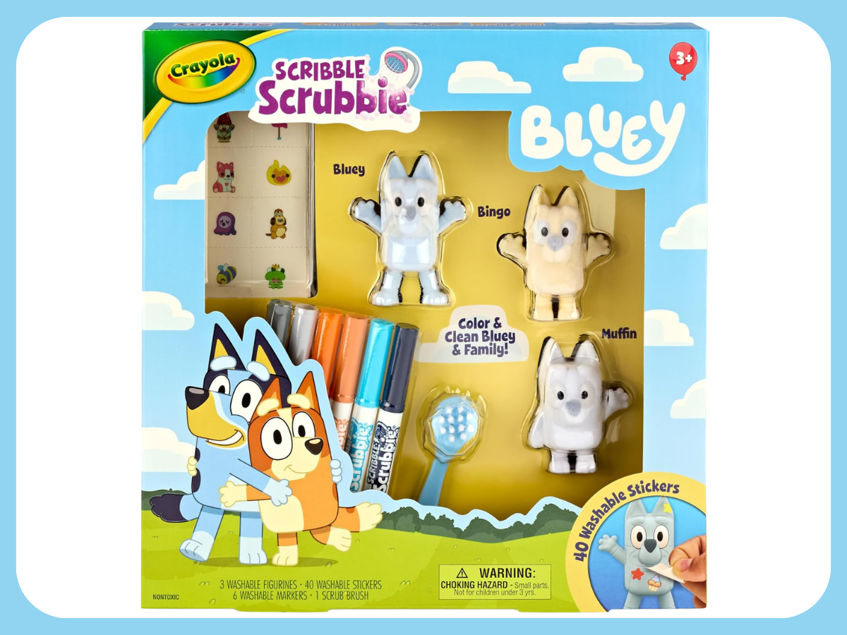 bluey scribble acrubbie