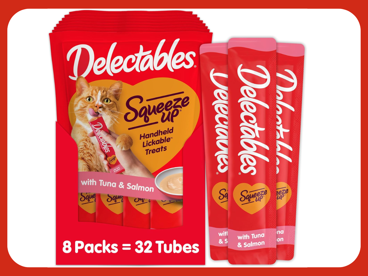 lickable tube cat treats