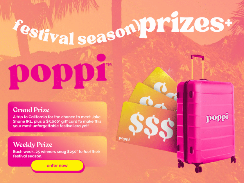poppi 2026 Festival Season Sweepstakes