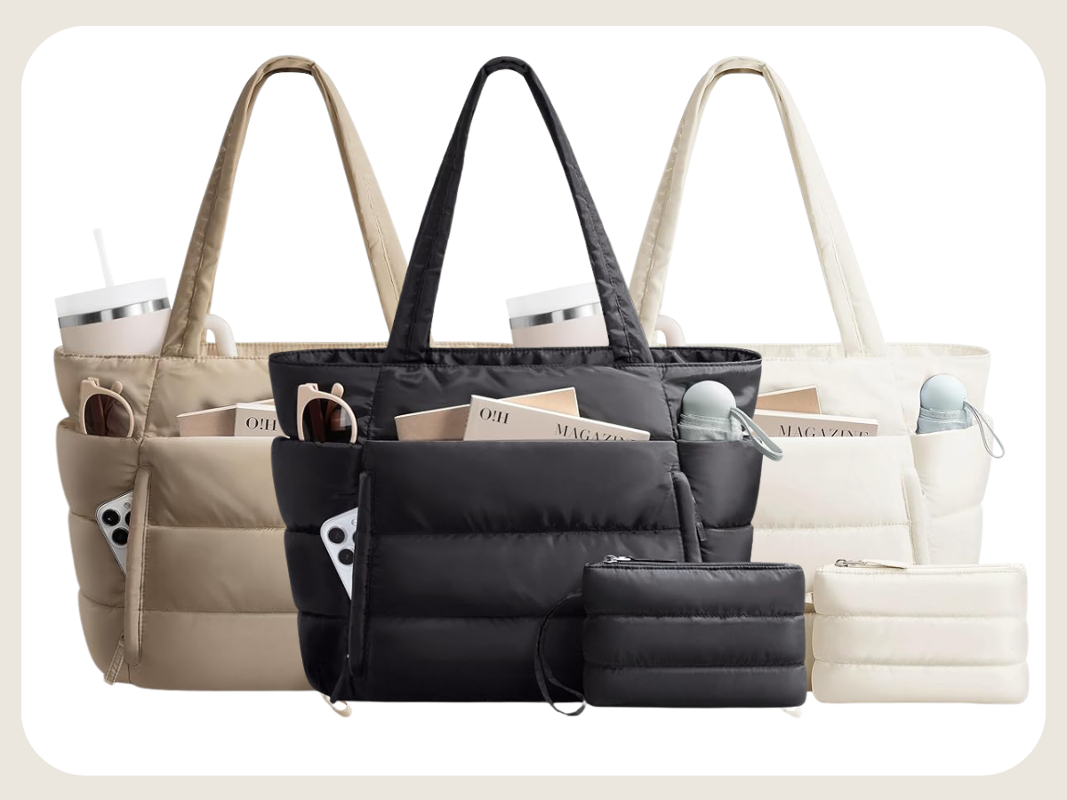 puffer tote