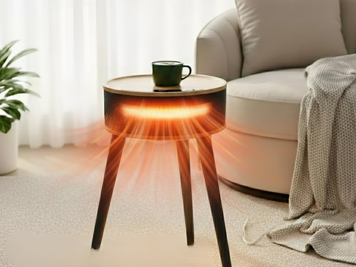 side table space heater