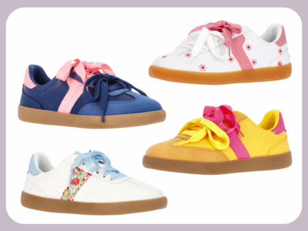 sneakers with ribbons