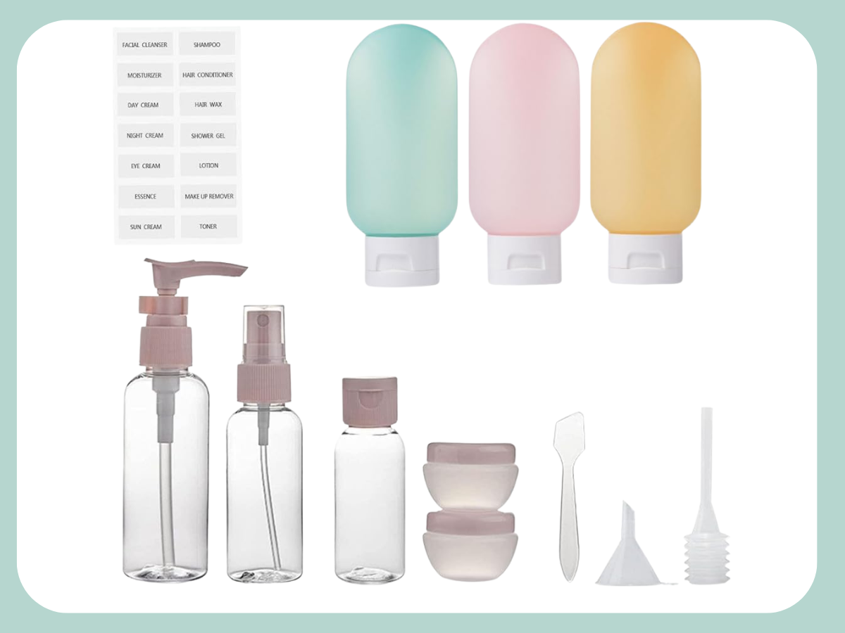 toiletriebottles toiletries bottle