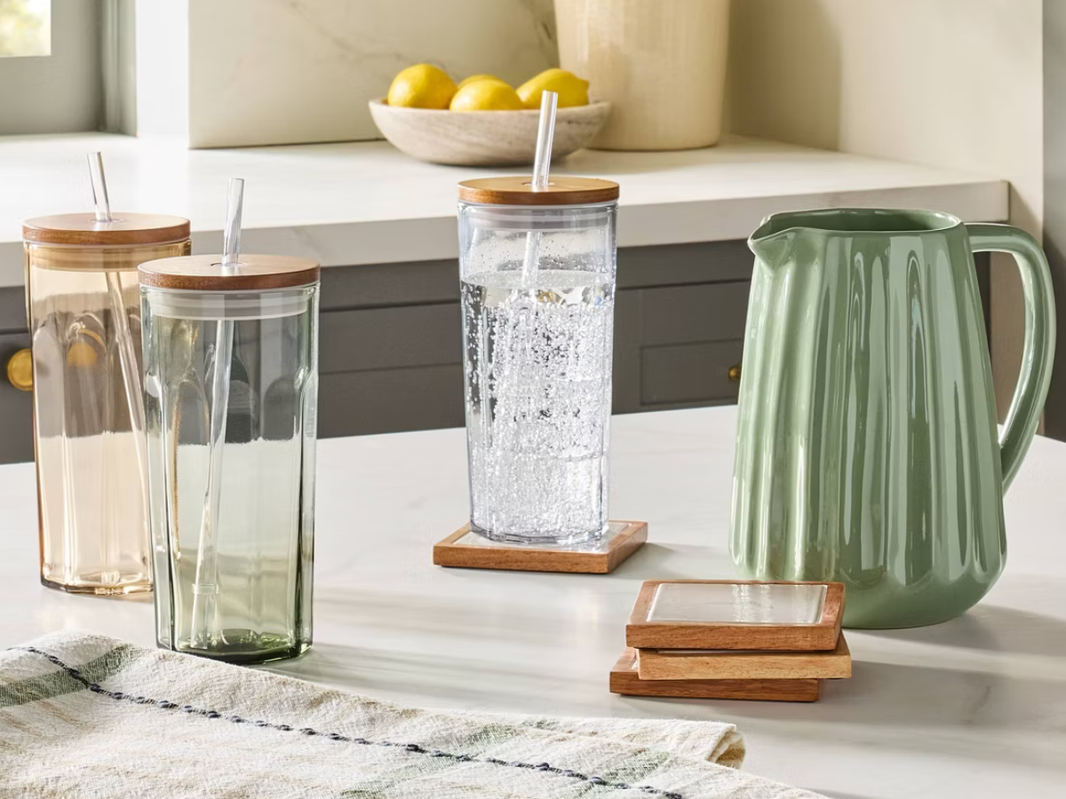 tumbler wooden glass tumbler