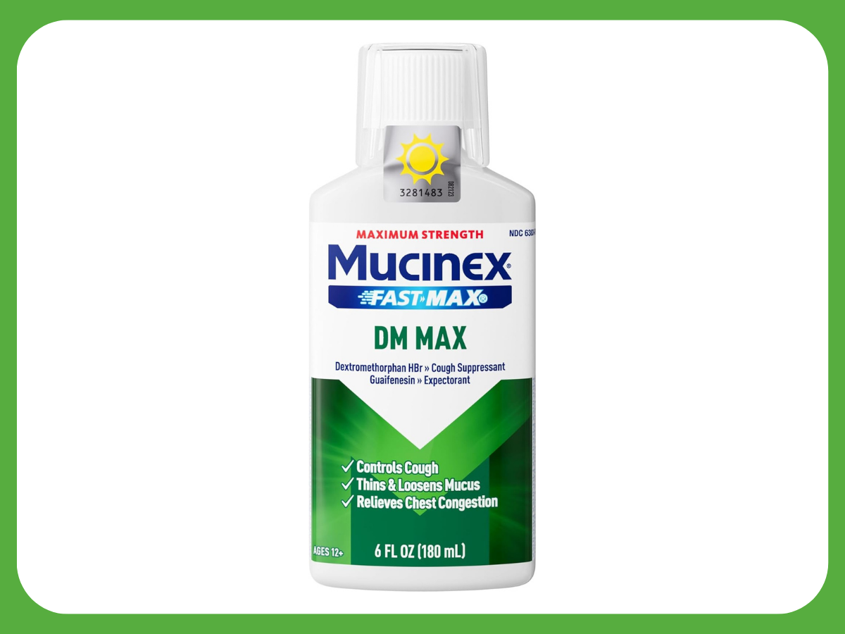 Mucinex DM Max Liquid Cough & Cold Medicine 