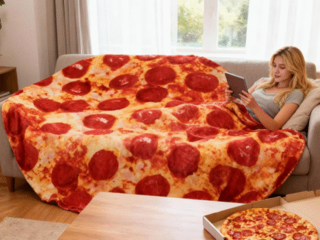 Acteb Pepperoni Pizza Blanket