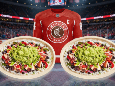 BOGO Entrees at Chipotle on April 20th when you wear a Hockey Jersey