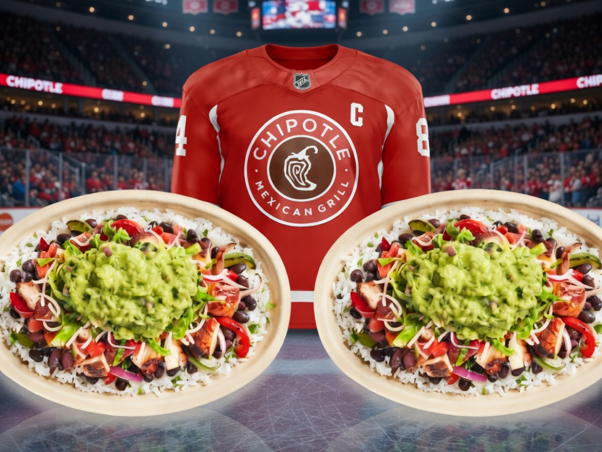 BOGO Entrees at Chipotle on April 20th when you wear a Hockey Jersey