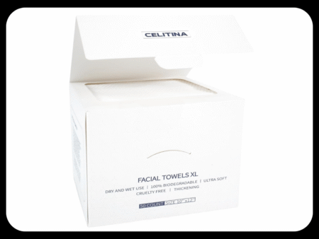 Celitina 100% Biobased Face Towels 50ct