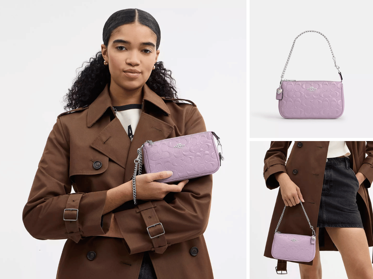 Coach Nolita Embossed Violet