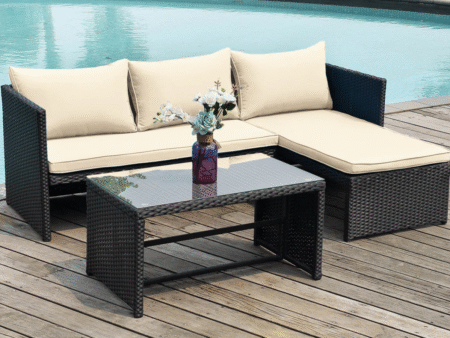 Ebern Designs Wicker Patio Sets
