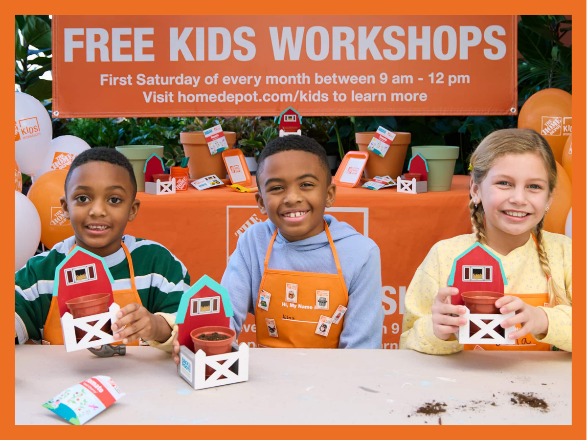 FREE Farm Planter Kids Workshop Event at Home Depot for April 4th!