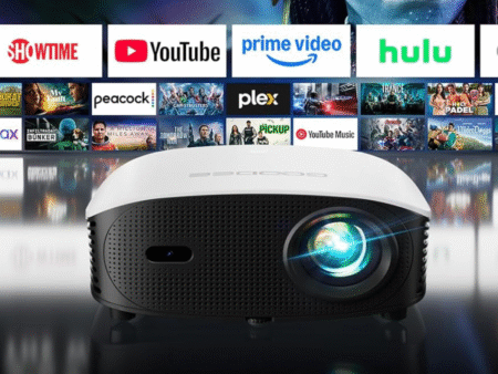 GooDee Smart Mini Projector with WiFi and Bluetooth