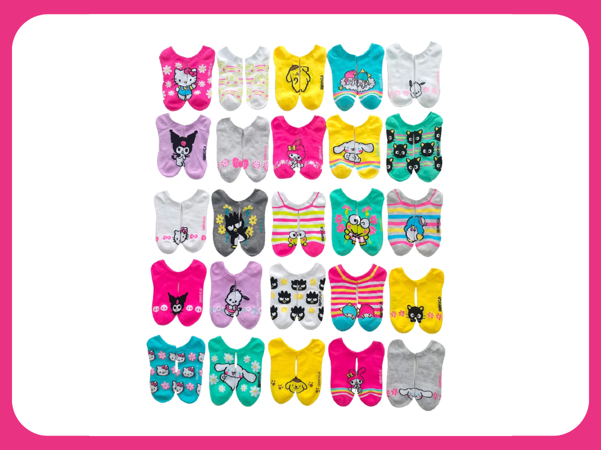 Hello Kitty & Friends Womens Socks