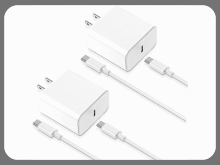 JAHMAI iPhone Charger 2 Pack