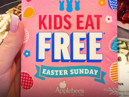 Kids Eat Free Easter Sunday at Applebee's TFG