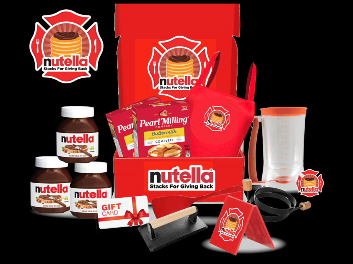 Nutella “Stacks For Giving Back” Sweepstakes! Win a Pancake Kit for your Local Firehouse! 385 WILL WIN!