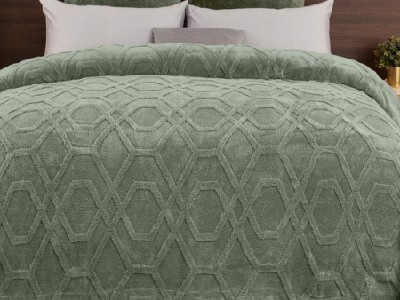 PHF Fluffy Sherpa Fleece Blanket