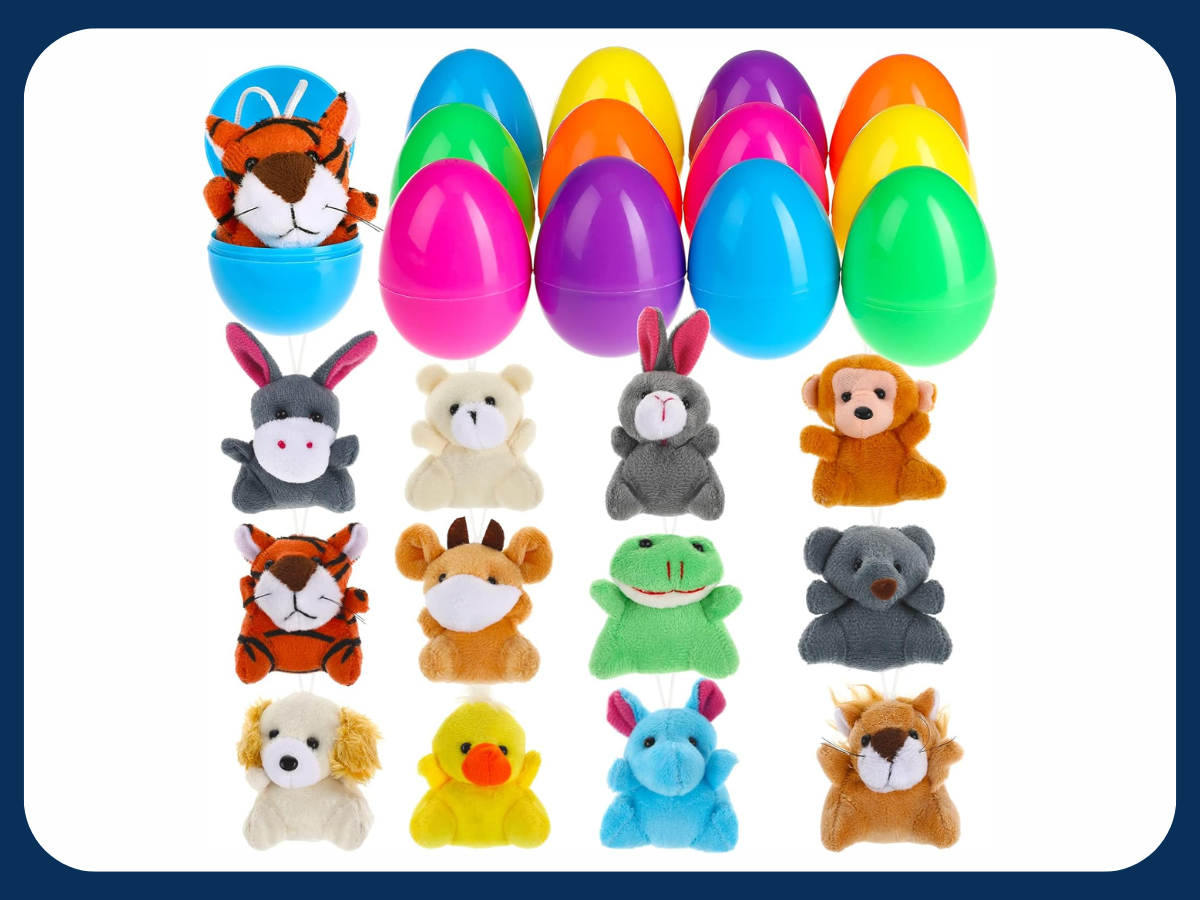 Plush easter eggs Plush easter eggs