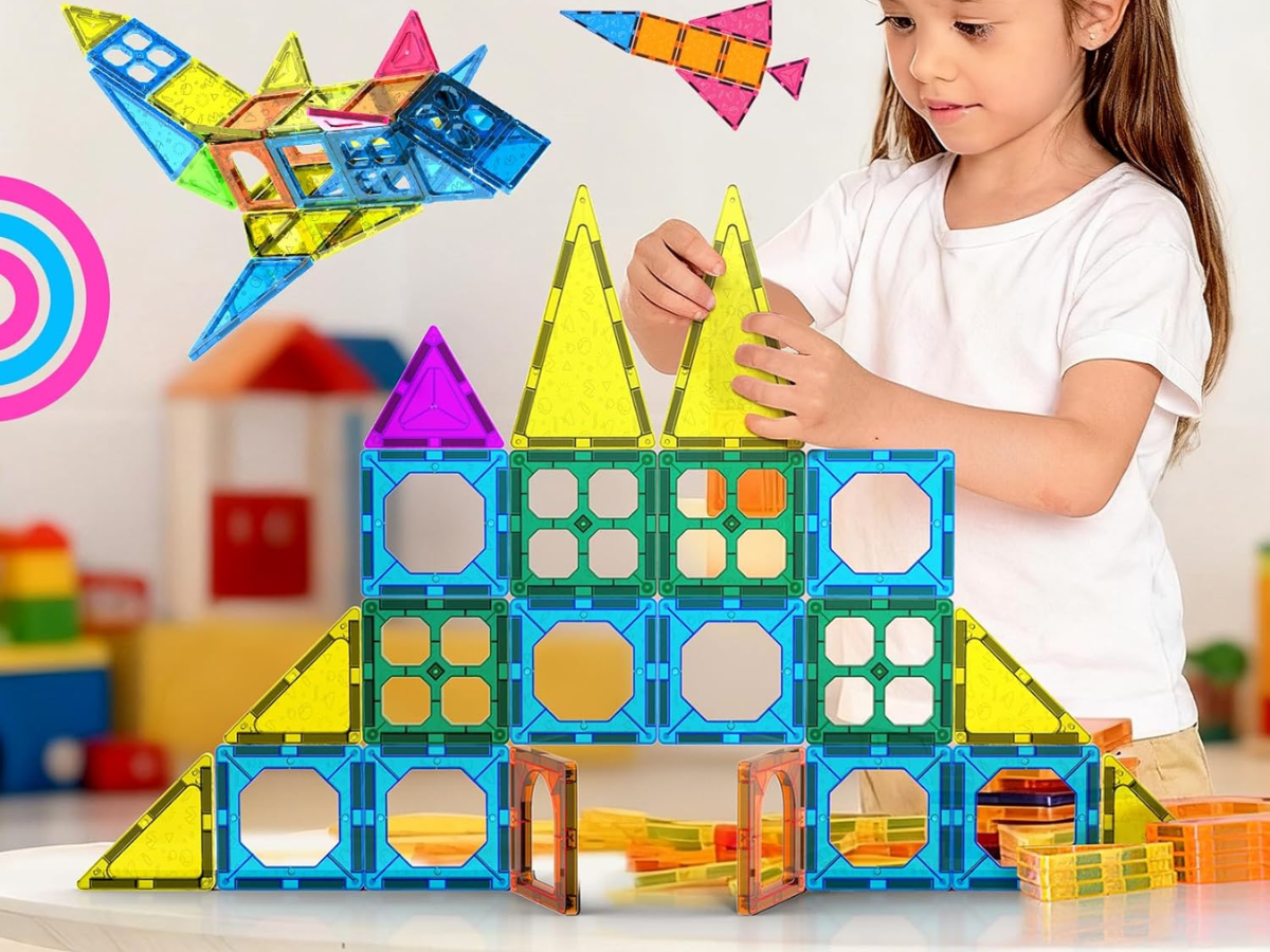 Ronqs 3D STEM Educational Magnetic Tiles 250pc