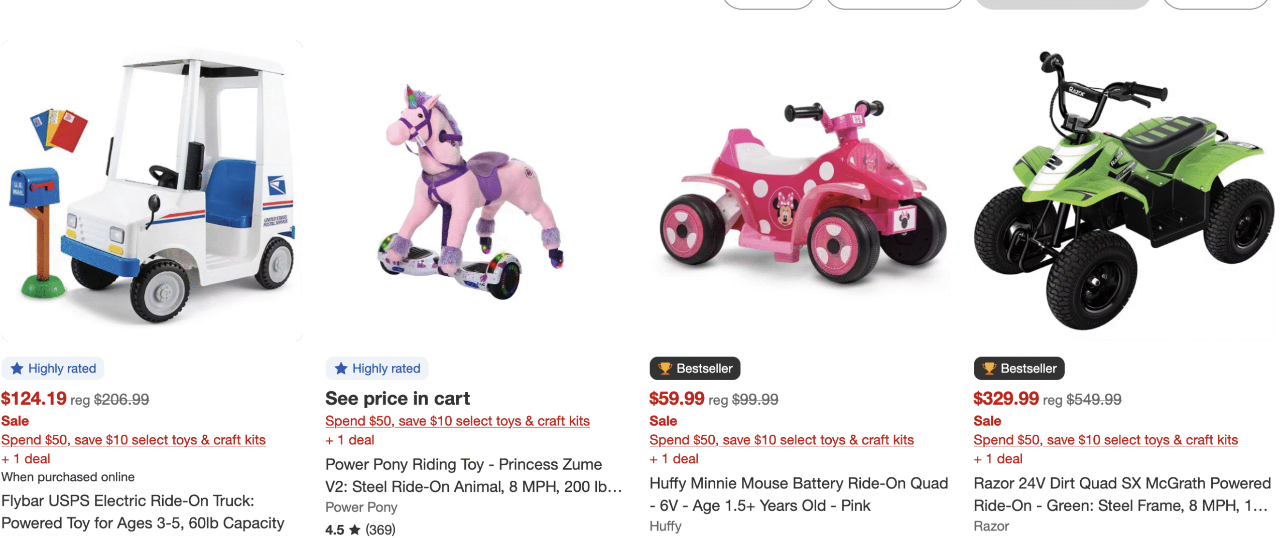 Target ride-on toys