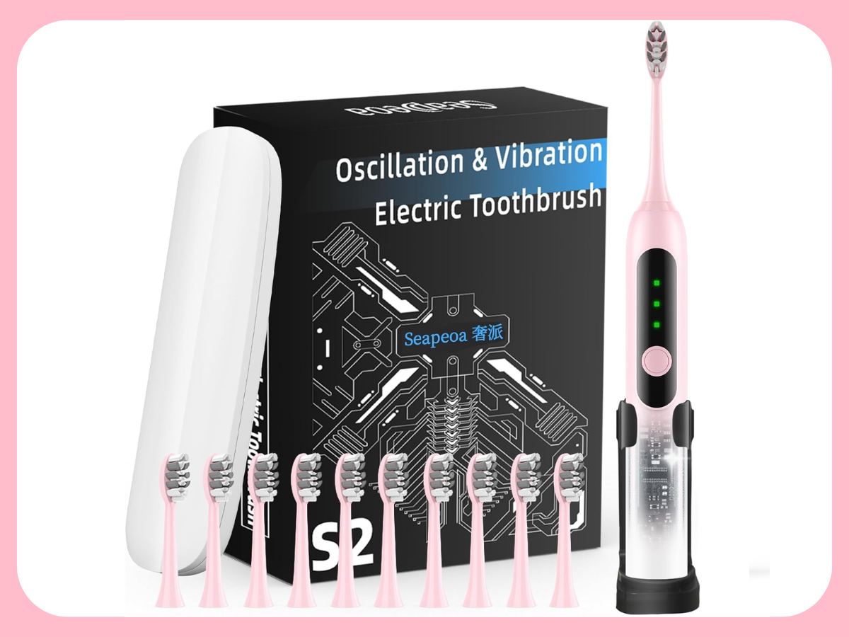 Seapeoa Adult Sonic Electric Toothbrush Seapeoa Adult Sonic Electric Toothbrush
