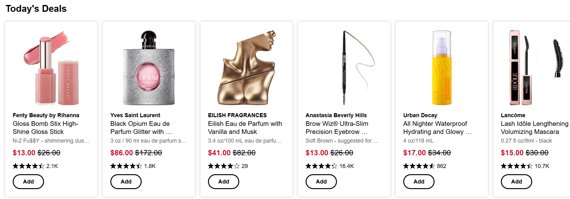 Sephora beauty deals